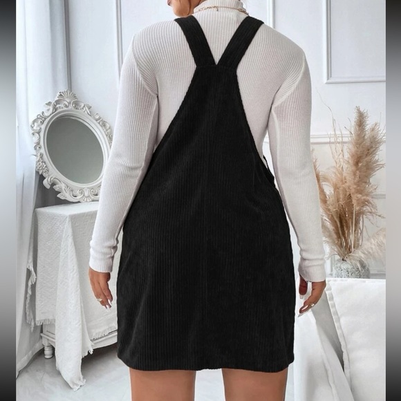 Boho corduroy overall dress - Picture 2 of 6